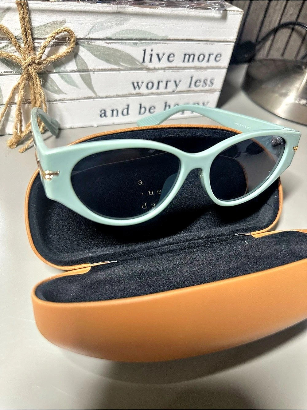 a new day Green & Black Cat-Eye Sunglasses